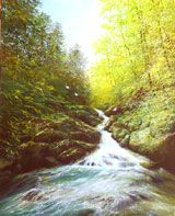 Cascade aux trois elfes